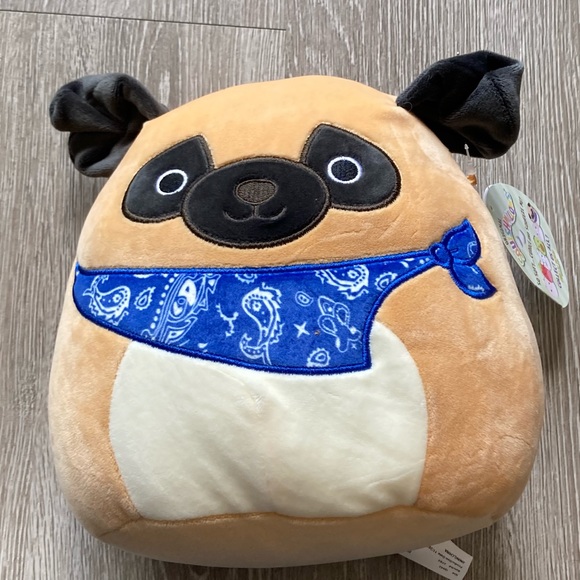 Squishmallows Other Squishmallow Prince The Dog With Bandana New Poshmark